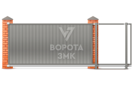 Ворота дистанционные 3500×2000 ЗМК-7286