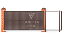Откатные ворота 4500×3000 4,5 м ЗМК-7892