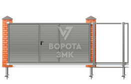 Механические ворота 2200×3500 ЗМК-7192