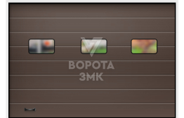 Противопожарные ворота Алютех 2000×3500 ЗМК-3742