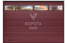 Секционные ворота Алютех 2500×2250 ЗМК-2894