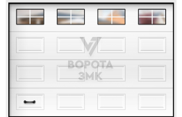 Секционные вертикальные промышленные ворота 2500×2500 ЗМК-3103