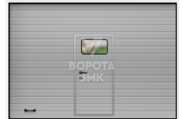 Ворота секционные 2500×2500 для навеса ЗМК-3451